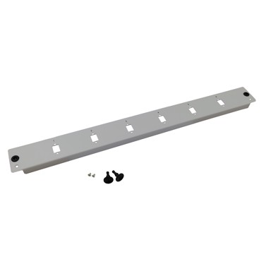 HELOS Optička breakoutbox prednja ploča 19" 6-otvorna, nepopunjena, siva